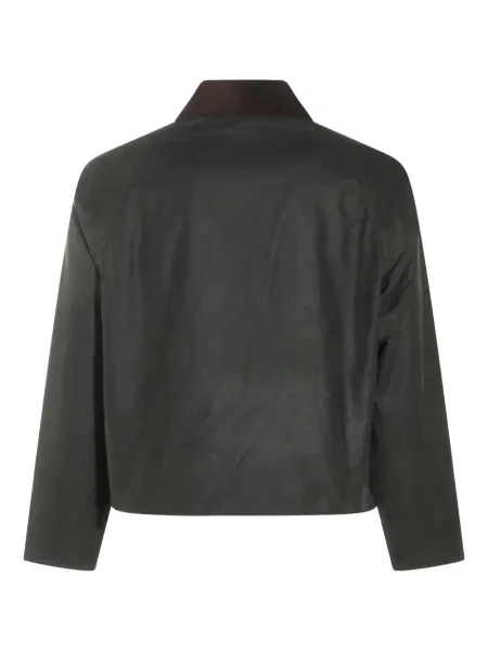Gulerat geacă Barbour de catifea cord negru