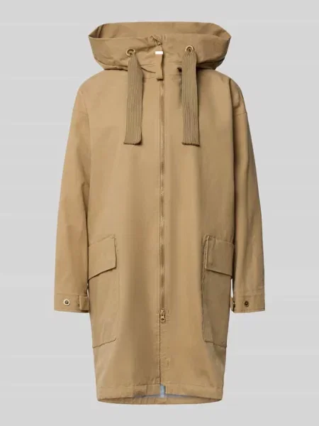 Płaszcz przeciwdeszczowy z kapturem i błyskawiczny dwustronny model UNA' G-lab