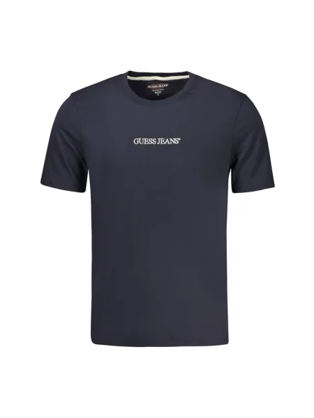 Guess Jeans T-Shirt Granatowy niebieska
