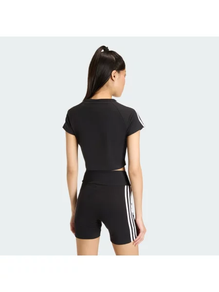 T-shirt adidas SST Baby T-shirt Black/ Black/ White XS biała