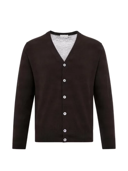 Cardigan Ballantyne de lână maro