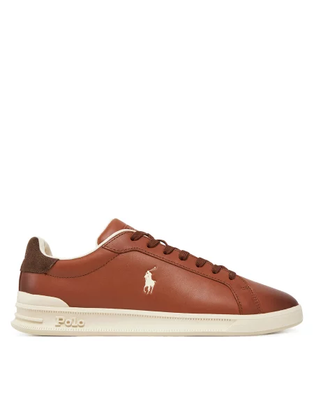 Αθλητικά Polo Ralph Lauren Heritage Court II καφέ