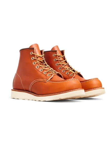Botki Red Wing Shoes skórzane czerwone