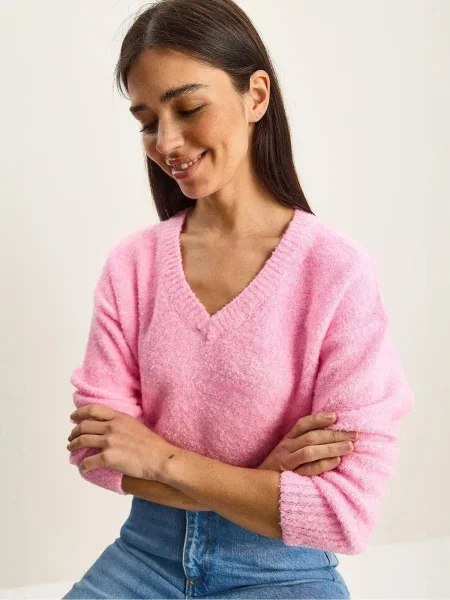 Bianco Lucci Pulover Pullover svetlo roza
