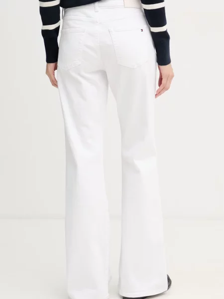 Tommy Hilfiger jeansy flare białe