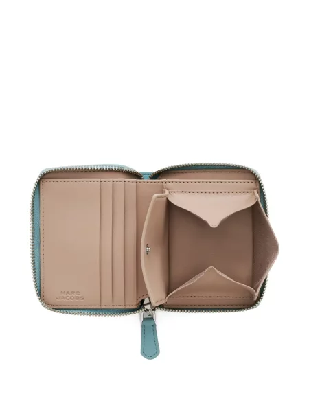 Portofel Marc Jacobs din piele albastru