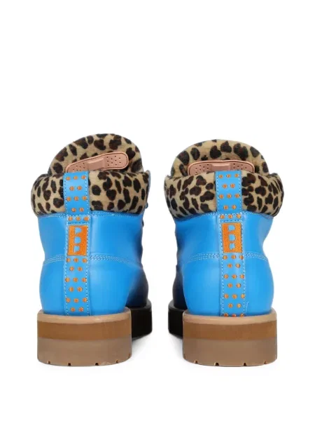 Botine Pdf cu imagine cu model leopard albastru