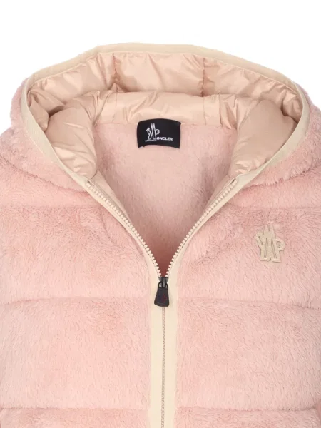 Pulover Moncler Grenoble cu glugă roz
