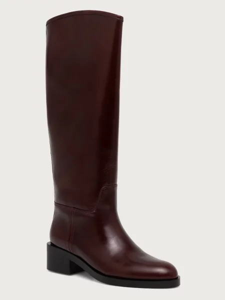 Jeffrey Campbell cizme pentru femei din piele maro
