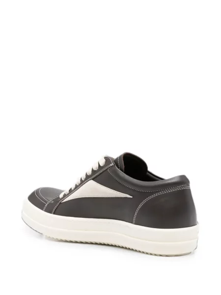 Sneakerși Rick Owens din piele maro