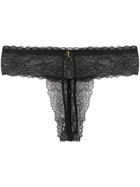 Chiloți tanga Maison Close negru