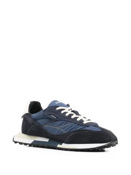 Sneakerși Ghōud din piele de căprioară albastru