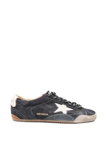 Sneakerși Golden Goose cu șireturi din dantelă gri