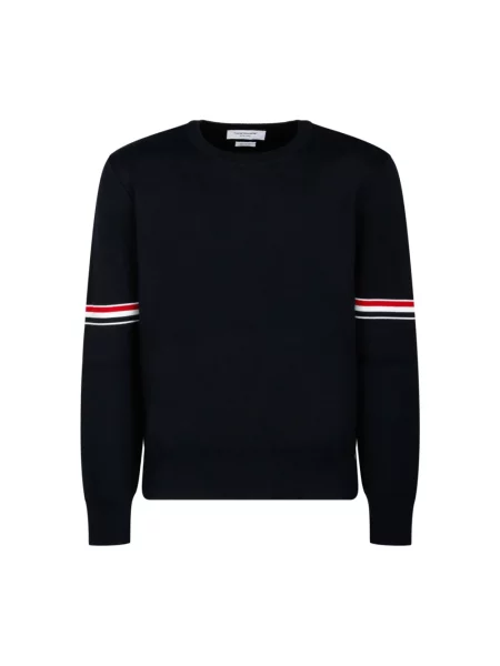 Sweter Thom Browne w paski niebieski