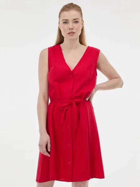 Rochie Orsay fără mâneci roșu