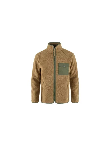 Fjällräven Vardag Pile Fleece Mężczyźni Bluzy i bluzy z kapturem Fjällräven Size: S brązowy