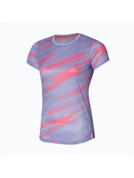 Tricou de alergare pentru femei Mizuno DAF Graphic Tee lilac pastel