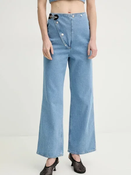 Nanushka blugi din MAKENA femei albastru