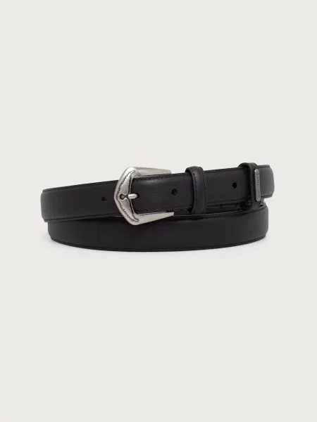 Zadig&Voltaire curea pentru bărbați din piele JIM negru