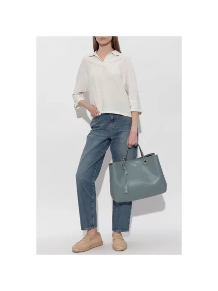 Bluzka Emporio Armani beżowa