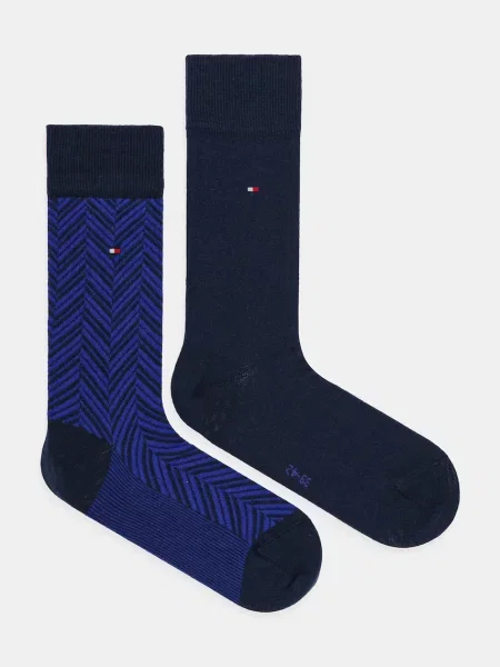 Чорапи Tommy Hilfiger 2 чифта тъмносиньо