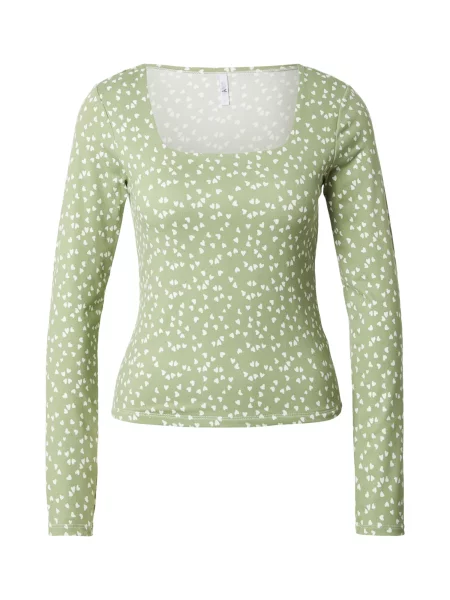 Hailys Tricou crem / deschis verde