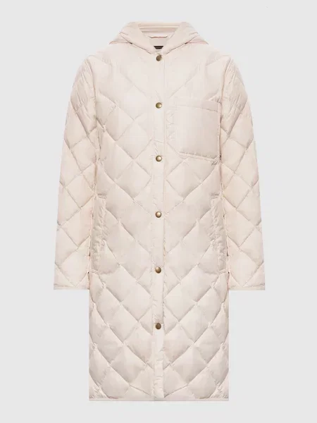 Стьобаний пуховик Woolrich бежевий