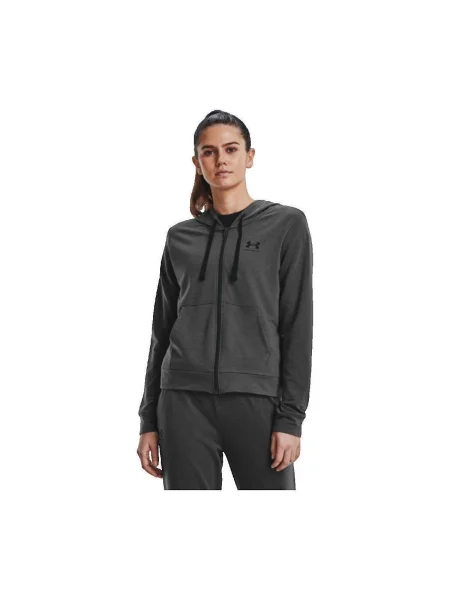 Geacă Under Armour din material terry gri