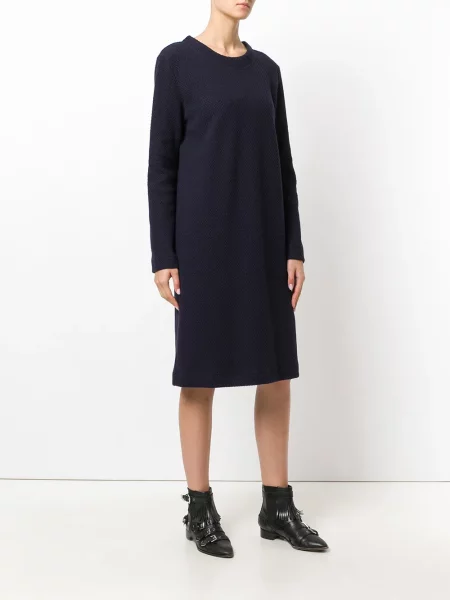 Rochie Julien David tricotate de costum albastru