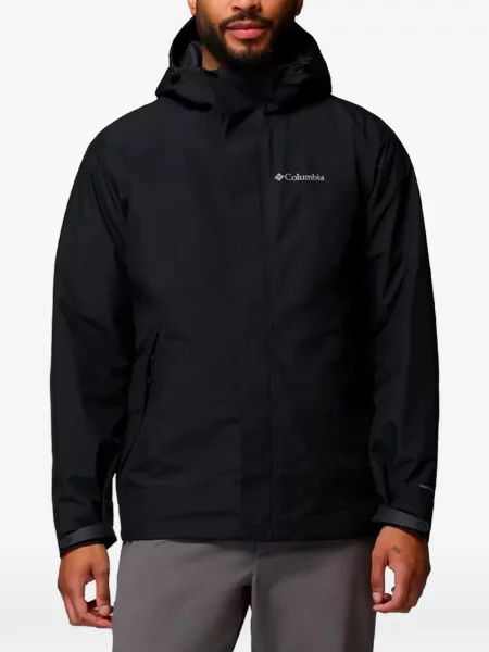 Geacă Columbia Sportswear cu glugă negru