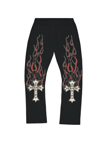 Pantaloni Stadium Goods® cu imagine alergare negru