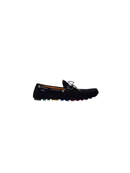 Półbuty Paul Smith zamszowe niebieskie