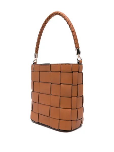 Geantă bucket Guess maro