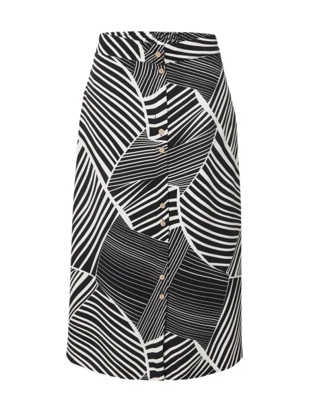 ZABAIONE Fustă negru alb