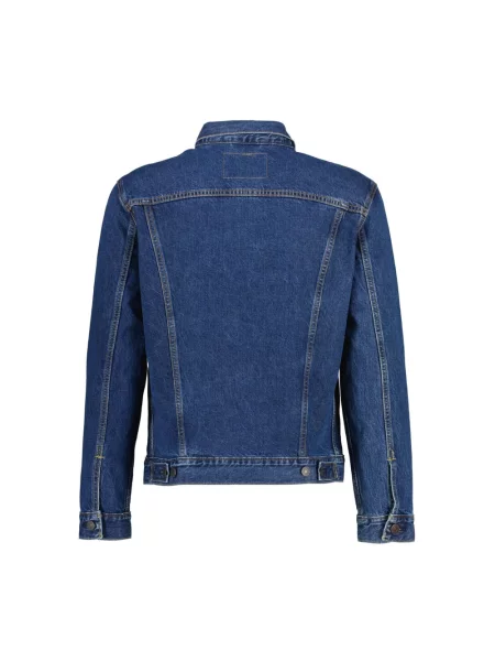 Kurtka jeansowa o kroju regular fit z imitacji denimu model ‘Trucker’ Levi's niebieska