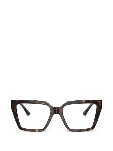 Ochelari de soare Jimmy Choo Eyewear cu imprimeu geometric cu autograf maro