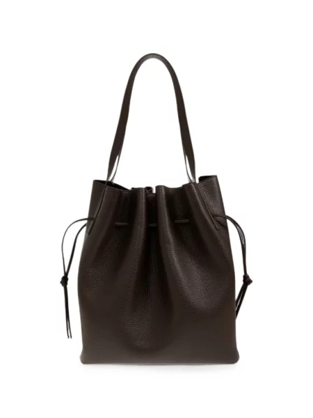 Geantă shopper Yuzefi din piele maro