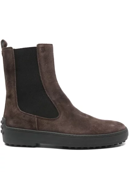 Botine Tod's din piele maro