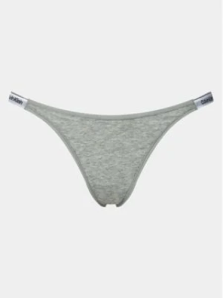 Calvin Klein Underwear Kalhotky string šedá