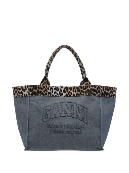 Geantă Ganni albastru