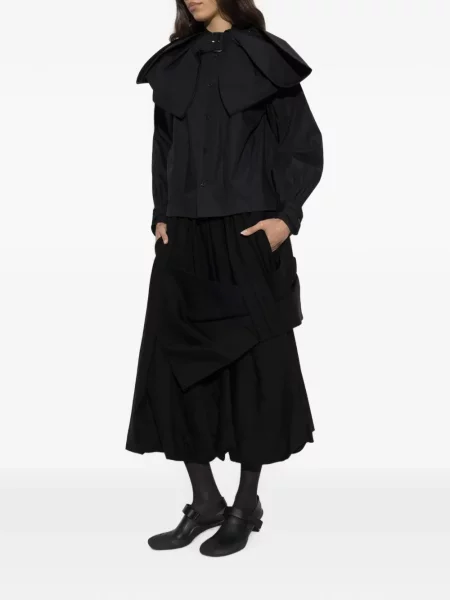 Cămașă Noir Kei Ninomiya cu funde negru