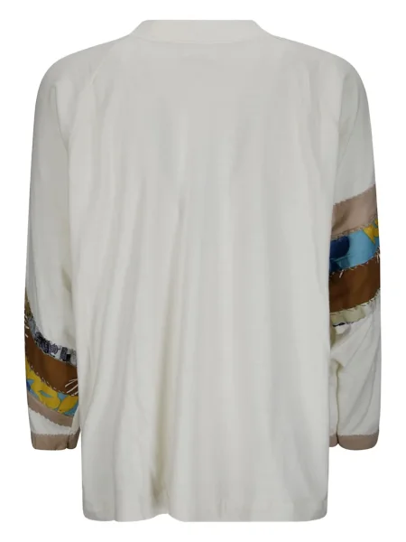 Tricou Epl cu model floral cu imagine alb