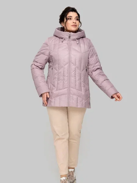 Демісезонна куртка All Posa рожевий