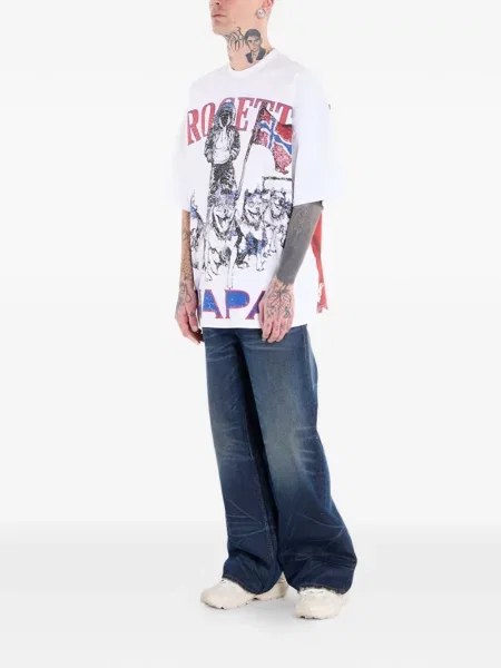 Tricou Napapijri scurt alb