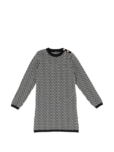 Dětské šaty Balmain černé