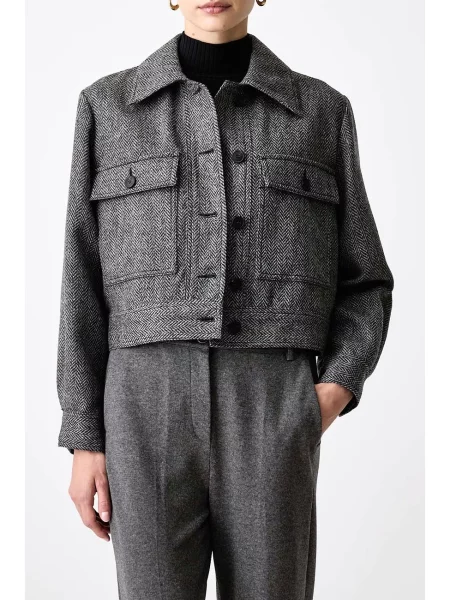 Пиджак Weekend Max Mara серый