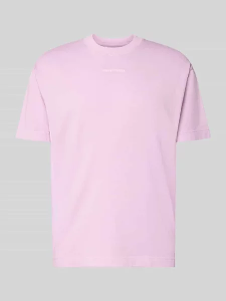 T-shirt o kroju relaxed fit z czystej bawełny Marc O'polo niebieska