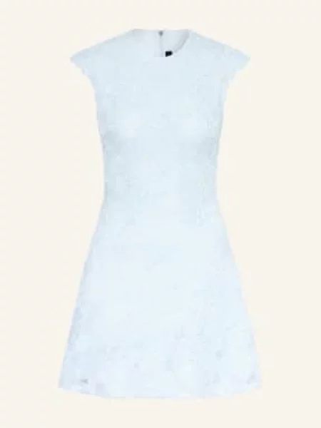 Rotate Sukienka Z Siateczki blau niebieska