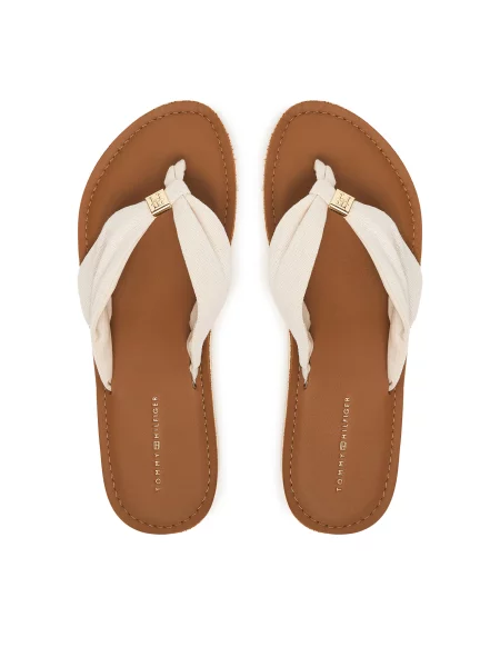 Tommy Hilfiger Japonke Th Ltr Footbed Summer Sandal Écru bež