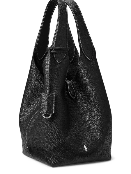 Geanta crossbody Polo Ralph Lauren din piele negru